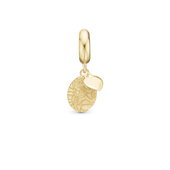 Fingerprint  charm, Forgyldt Sølv - Charm til 4 mm Christina armbånd